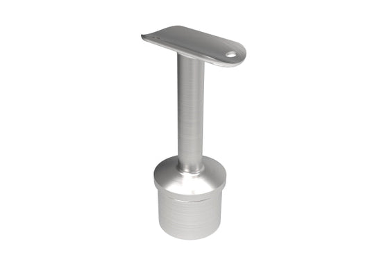 Support de main courante fixe pour poteaux rond inox